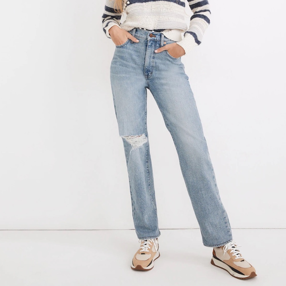 Madewell The Perfect Vintage Straight Leg Jean Reinhart wash